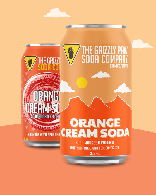 Grizzly Paw Orange Cream Soda (355ml)