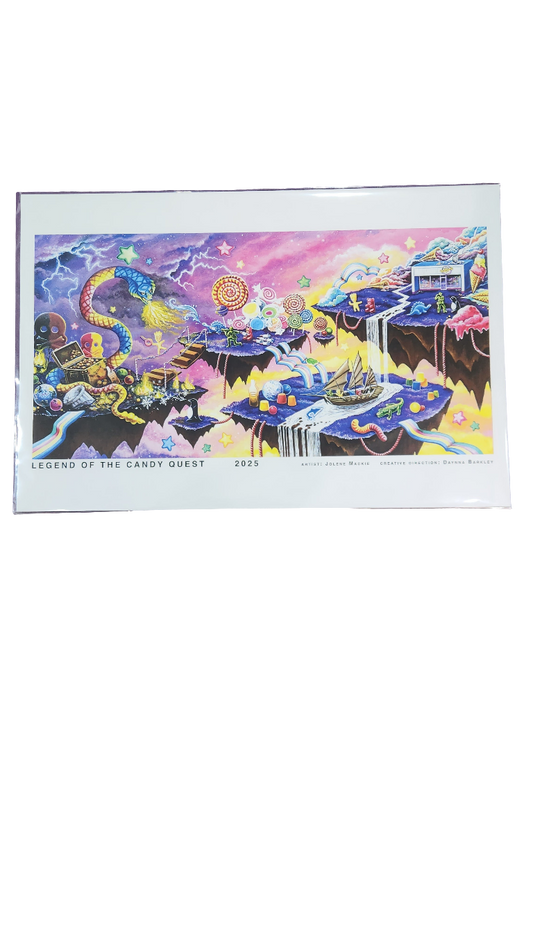 Legend of the Candy Quest Print