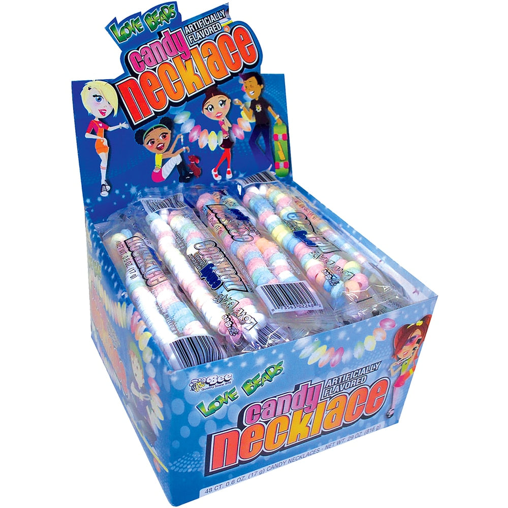 Love Beads Mini Candy Necklaces (17g)