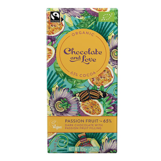 Chocolate & Love Dark Passion Fruit *Vegan* (80g)