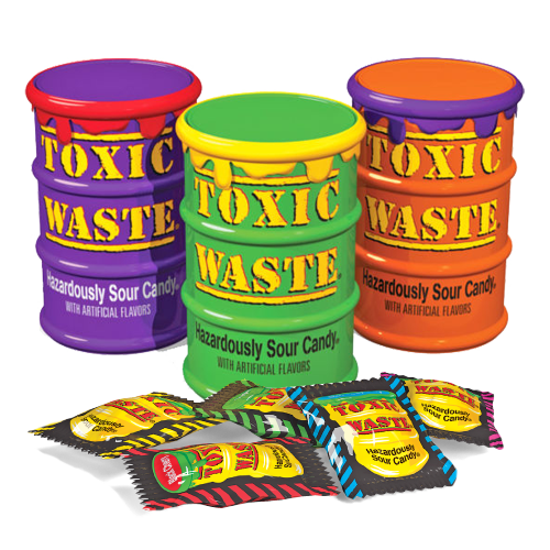 Toxic Waste Sour Colored Drums (48g)