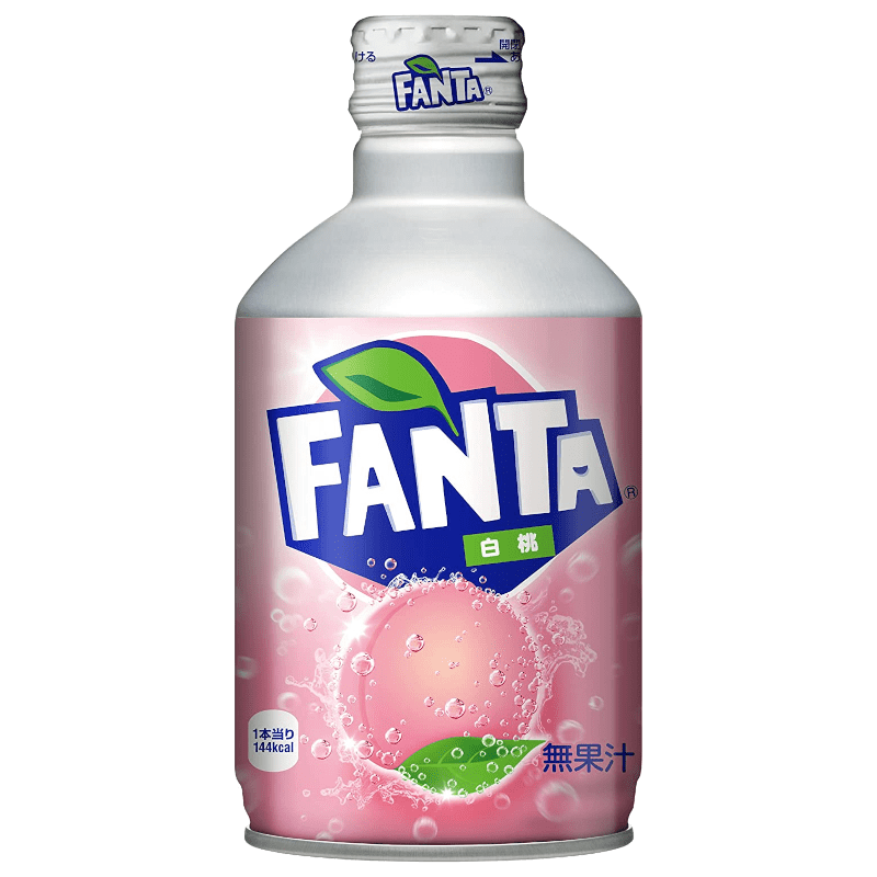 Fanta White Peach Soda (330ml)