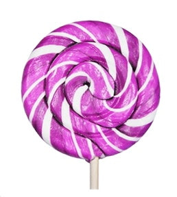 Sweet Whirl Large Grape Lollipop (65g)