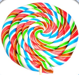 Sweet Whirl Jumbo Cream Soda Lollipop (360g)