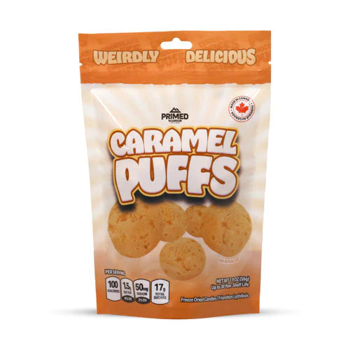 Primed Warrior Freeze Dried Caramel Puffs (100g)