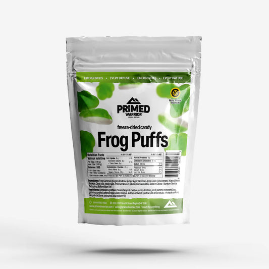 Primed Warrior Freeze Dried Frog Puffs (100g)