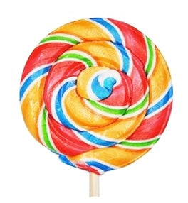 Sweet Whirl Large Rainbow Sherbet Lollipop (65g)