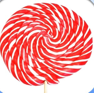 Sweet Whirl Extra Large Candy Floss Lollipop (180g)