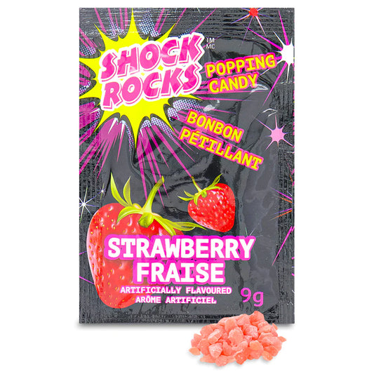 Shock Rocks Strawberry Popping Candy (9g)