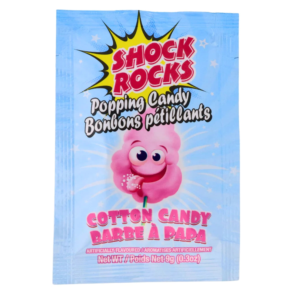 Shock Rocks Cotton Candy Popping Candy (9g)