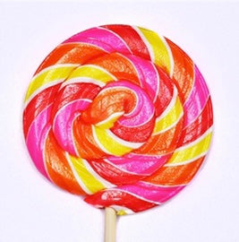 Sweet Whirl Large Fruit Punch Lollipop (65g)