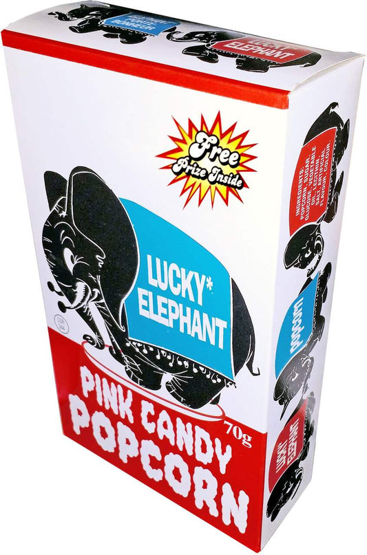 Lucky Elephant Pink Candy Popcorn