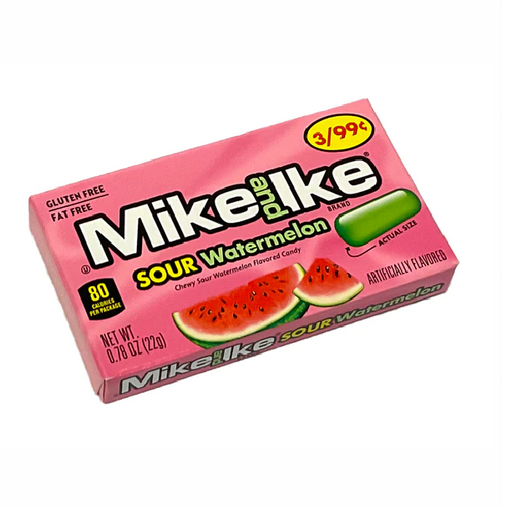 Mike & Ike Sour Watermelon (22g)