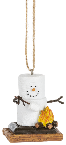 Ganz Toasted S'mores Roasting Marshmallow Ornament