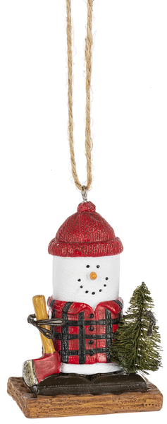 Ganz Toasted S'mores Lumberjack Ornament