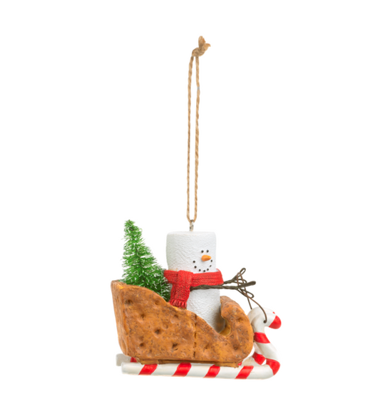 Ganz Toasted S'mores Sled Ornament