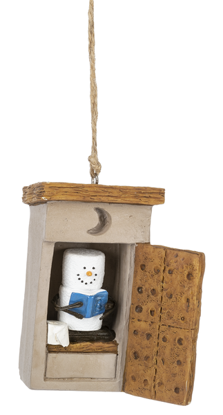 Ganz Toasted S'mores Outhouse Ornament