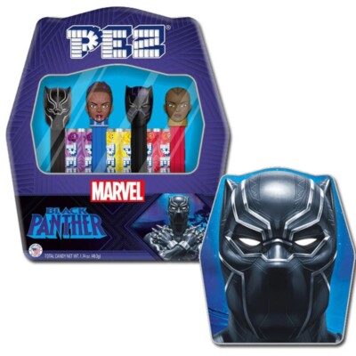 Black Panther Pez Gift Tin