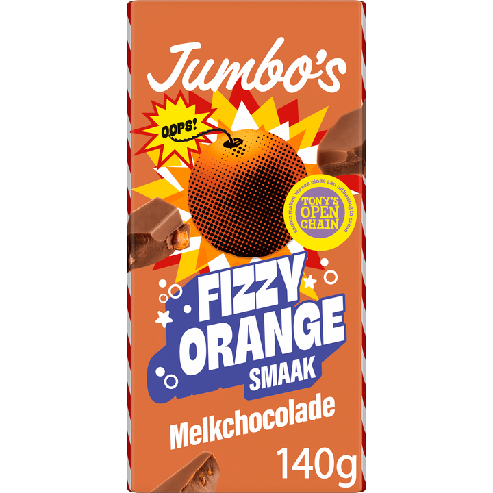 Jumbo’s Milk Fizzy Orange (140g)