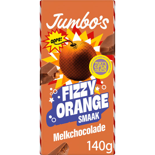 Jumbo’s Milk Fizzy Orange (140g)