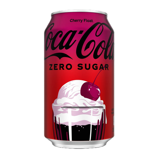 Coca-Cola Cherry Float Zero Sugar Soda (355ml)