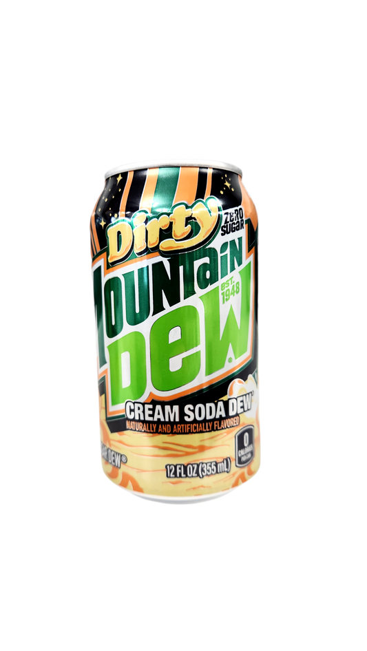 Mountain Dew Dirty Zero Sugar Cream Soda (355ml) (Copy)