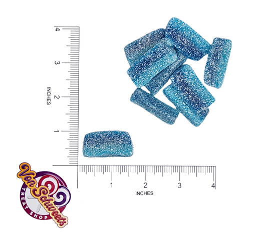 Super Sour Blue Raspberry Wedges (50g)