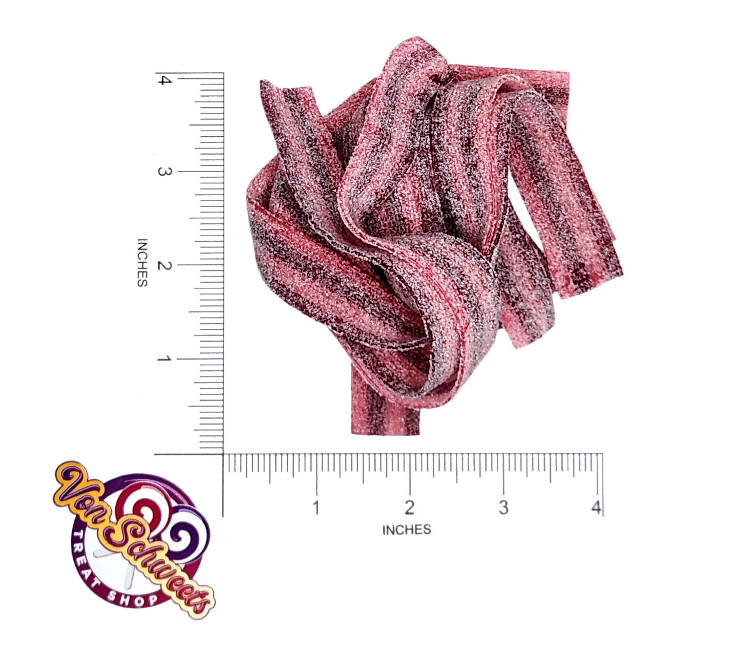 Raspberry-Cherry  Sour Belts (55g)