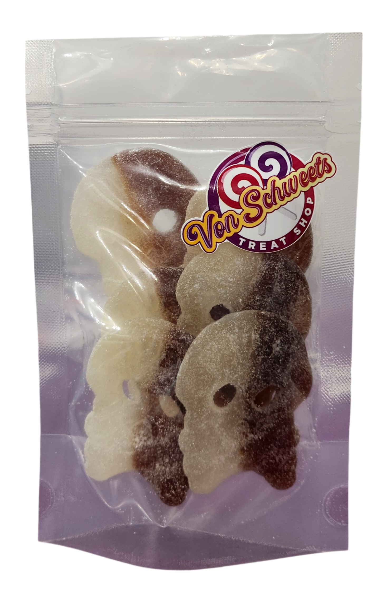 Bubs Giant Cool Cola Gummi Skulls (100g)