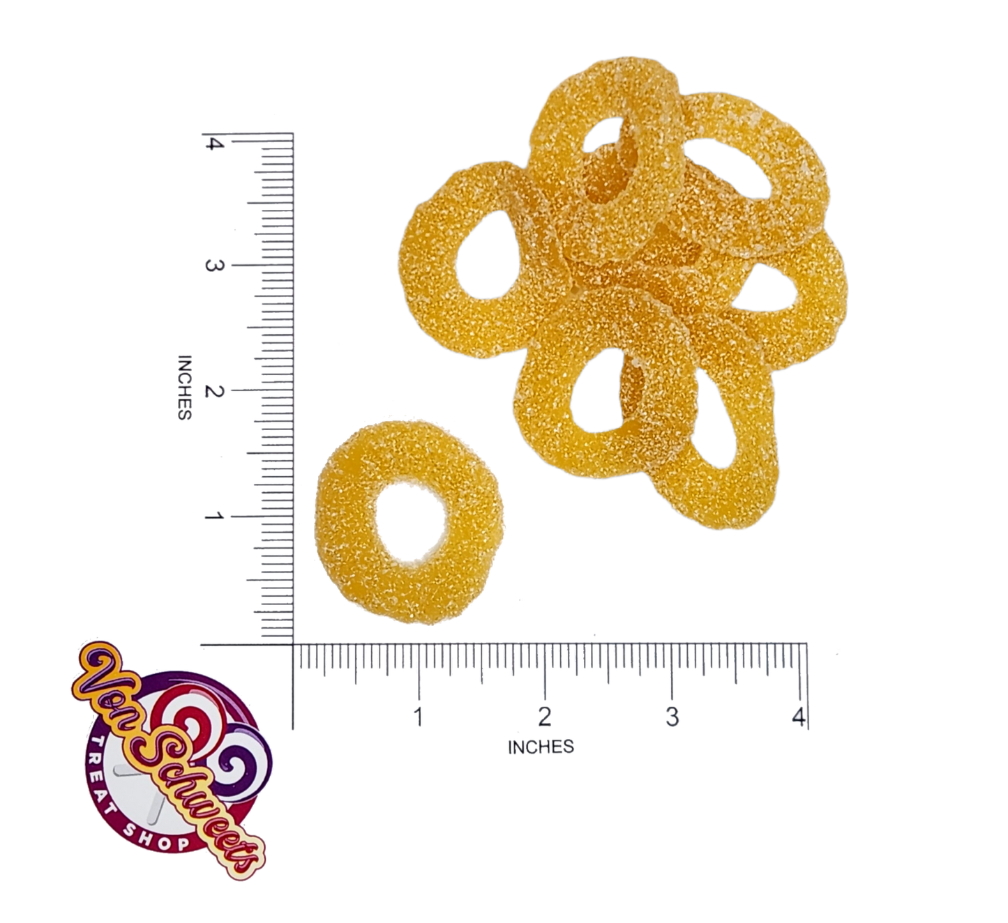 Sour Pineapple Hoops (50g)