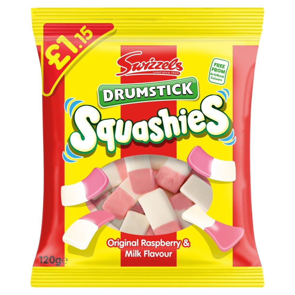 Swizzles Raspberry Squashies (120g)