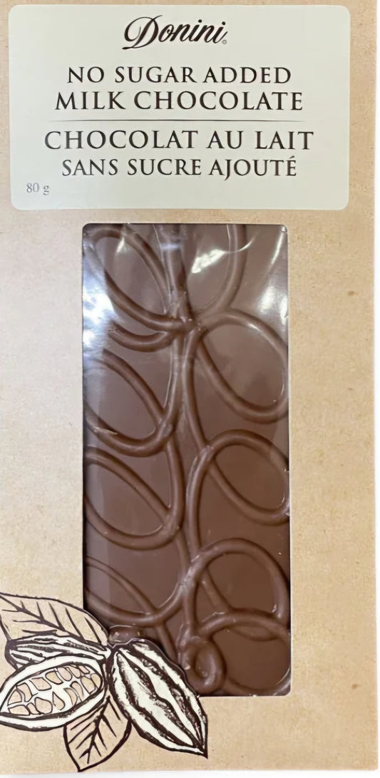 Donini No Sugar Added Milk Chocolate (100g)