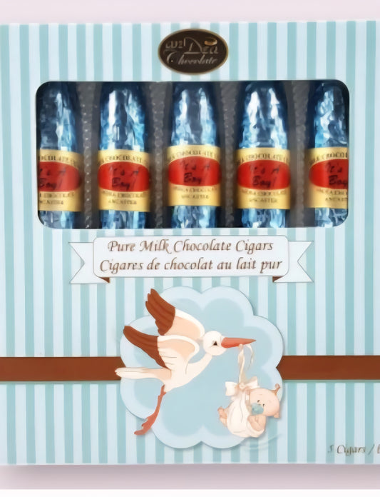"It's A Boy" Milk Chocolate Cigars (5 pack)