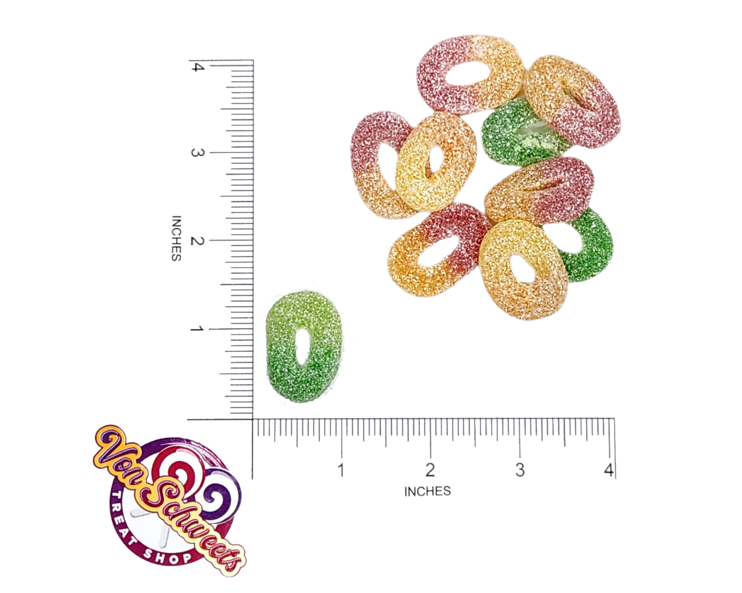 Sweet & Sour Apple Ring Trio (50g)