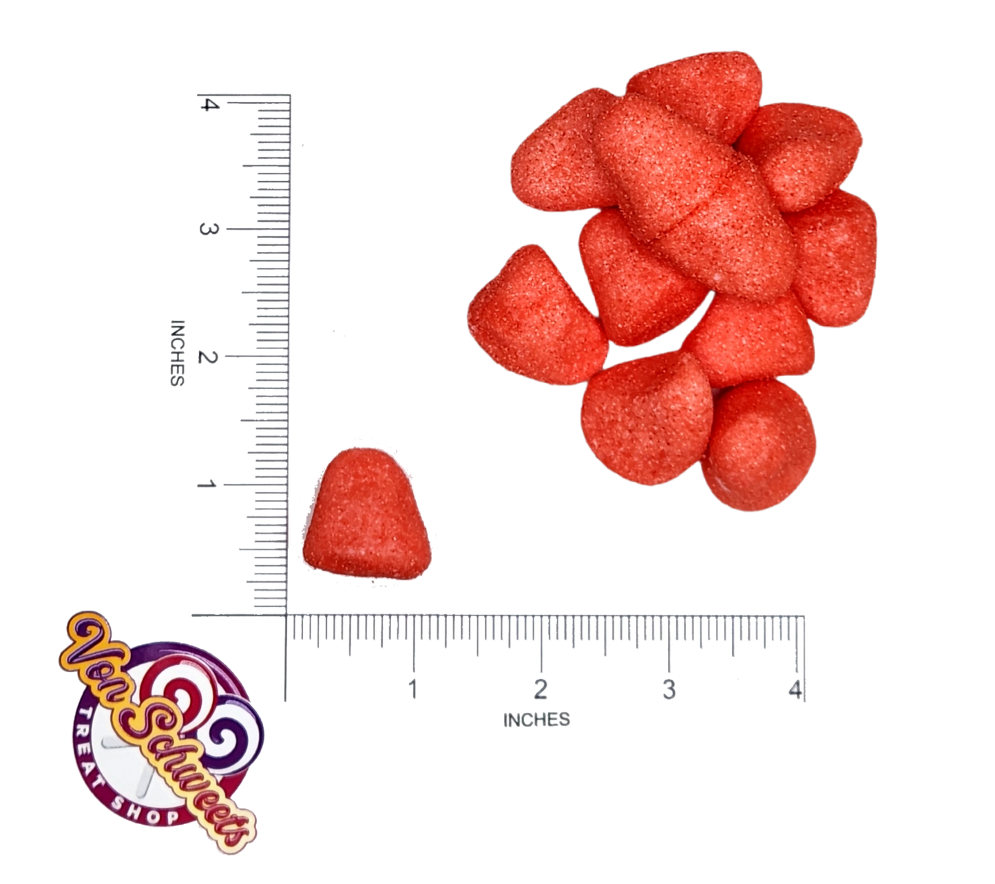 Marshmallow Strawberries (50g)