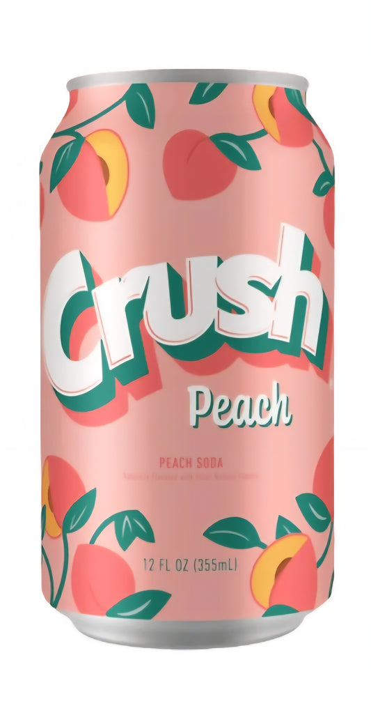 Crush Peach Soda (355ml)