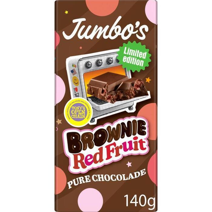Jumbo's Dark Brownie Raspberry (140g)