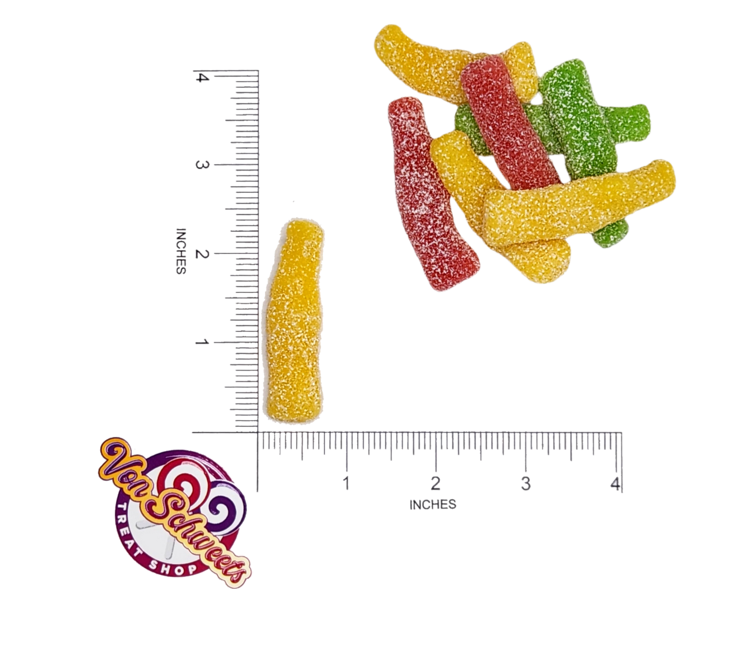 Super Sour Citrus Bottles (50g)
