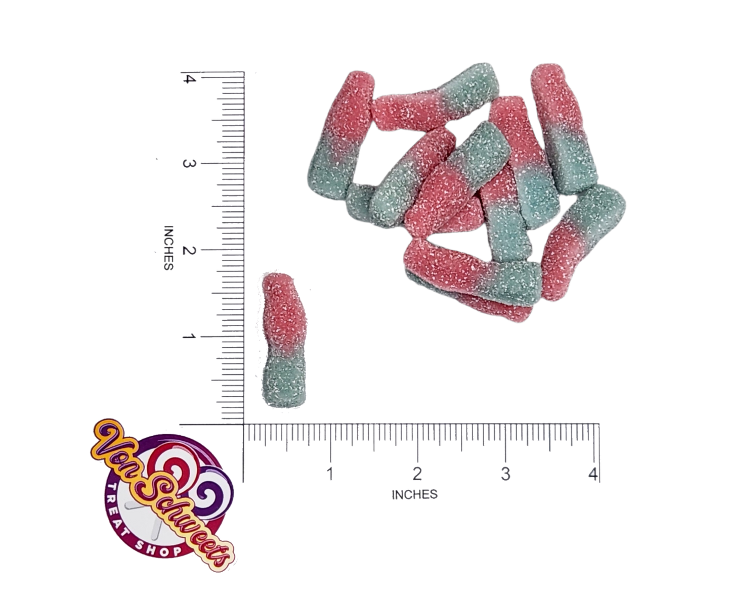 Sour Bubble Gum Bottles (50g)
