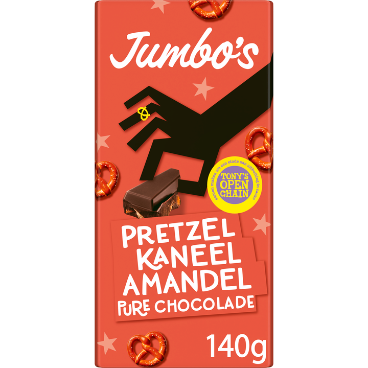 Jumbo’s Dark Pretzel Cinnamon Almond (140g)