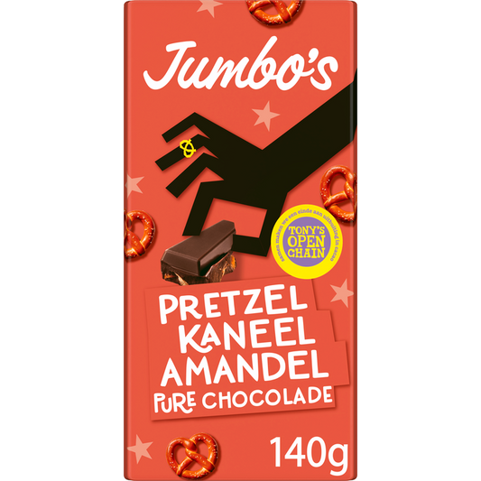 Jumbo’s Dark Pretzel Cinnamon Almond (140g)