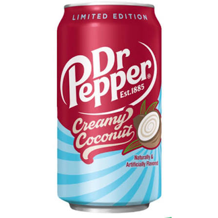 Dr Pepper Creamy Coconut Soda (355ml)