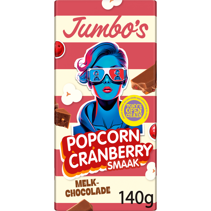 Jumbo’s Milk Popcorn Cranberry (140g)