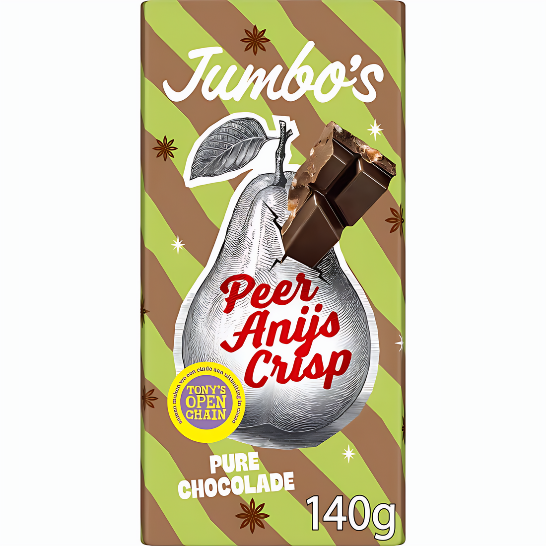 Jumbo's Dark Pear Anise Crisp (140g)
