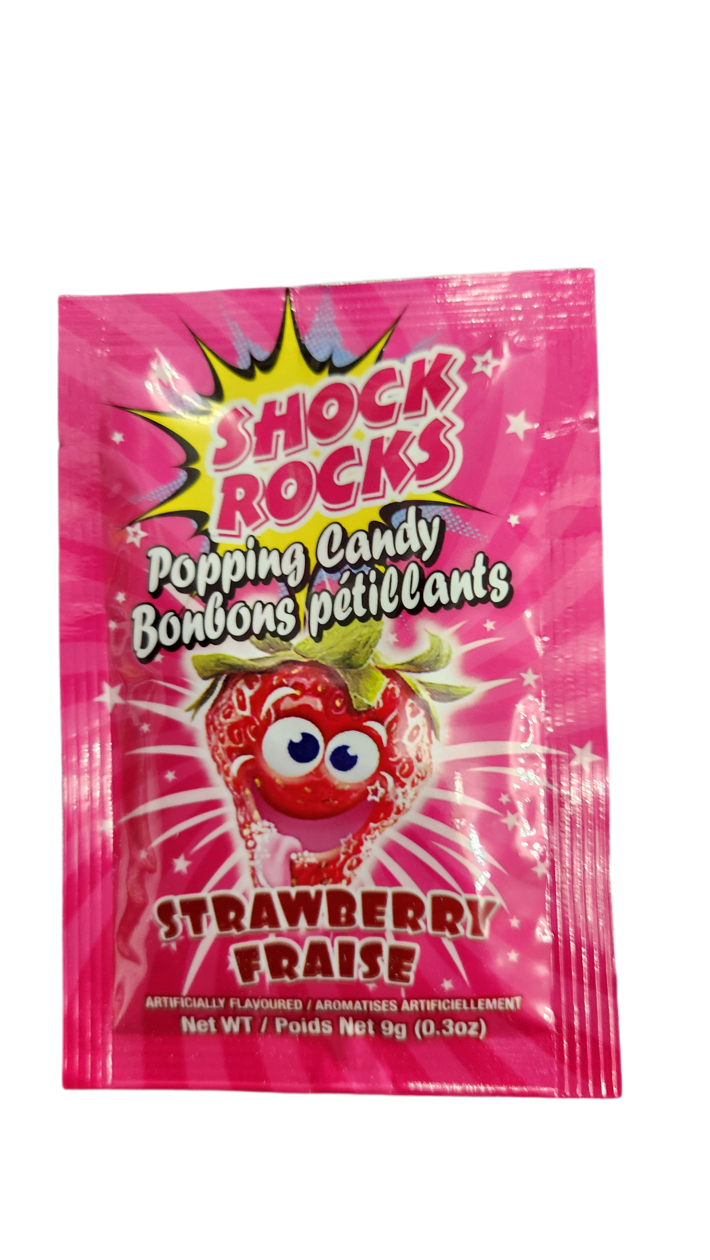 Shock Rocks Strawberry Popping Candy (9g)