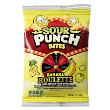 Sour Punch Bites Banana Roulette (142g)