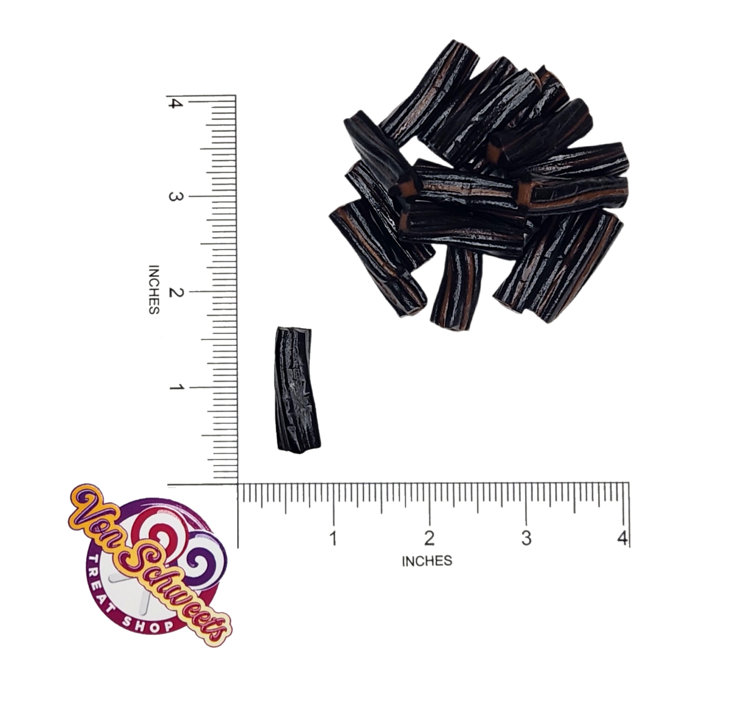 Dutch Black Licorice With Caramel (50g)