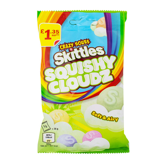 Skittles Sour Squishy Cloudz (94g)