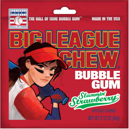 Big League Chew Strawberry (60g)