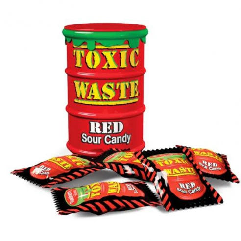 Toxic Waste Sour Red Drums (48g)